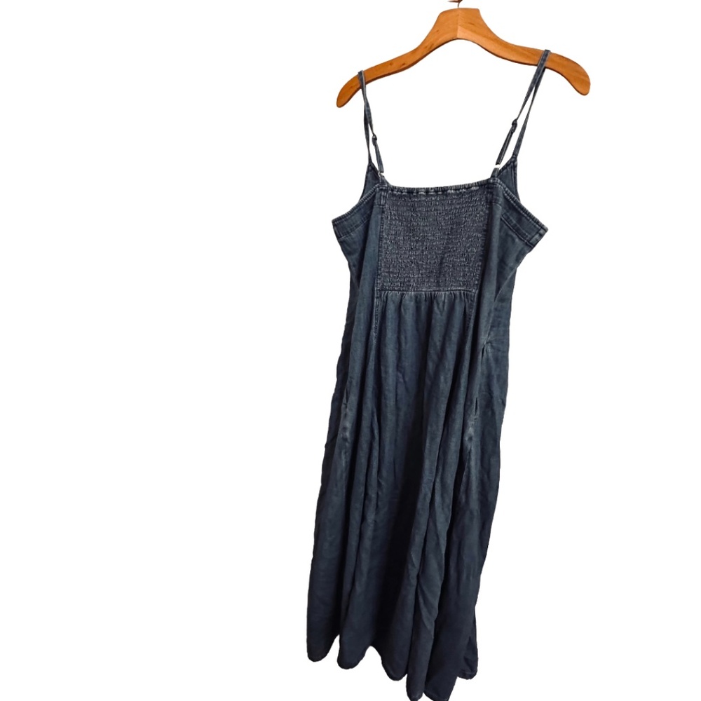 GAP DENIM Sweetheart Maxi Dress Size L - Picture 5 of 7